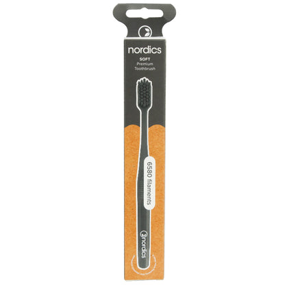 Nordics Premium Toothbrush Black(Soft)-6580