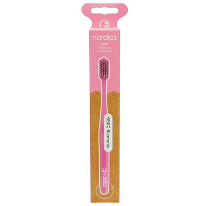 Nordics Premium Toothbrush Pink(Soft)-6580