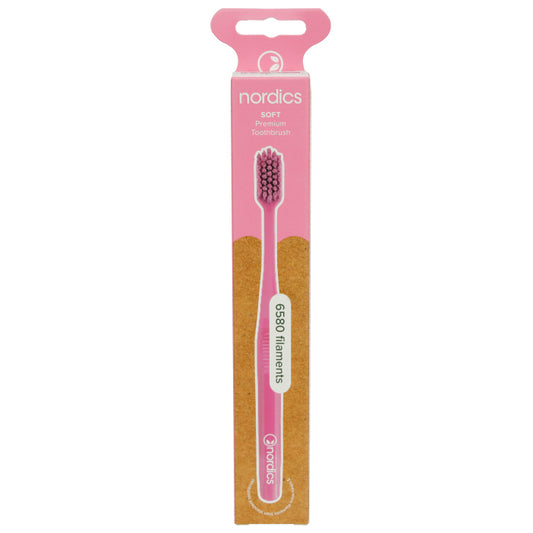 Nordics Premium Toothbrush Pink(Soft)-6580 - Wellcare Pharmacy
