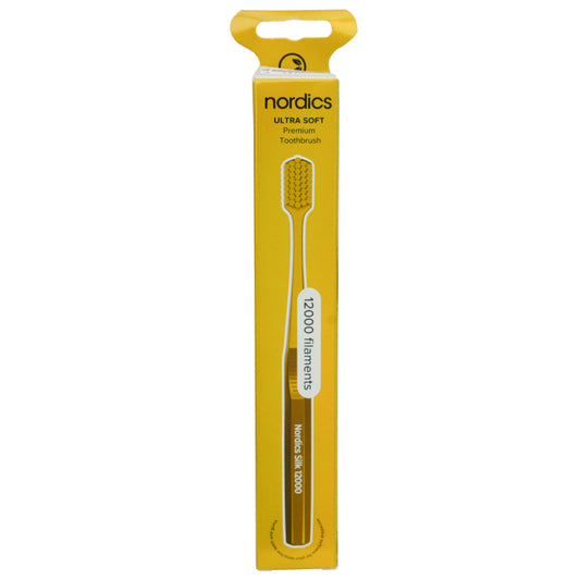 Nordics Premium Toothbrush Silk Gold(Ultra Soft)-12000 - Wellcare Pharmacy