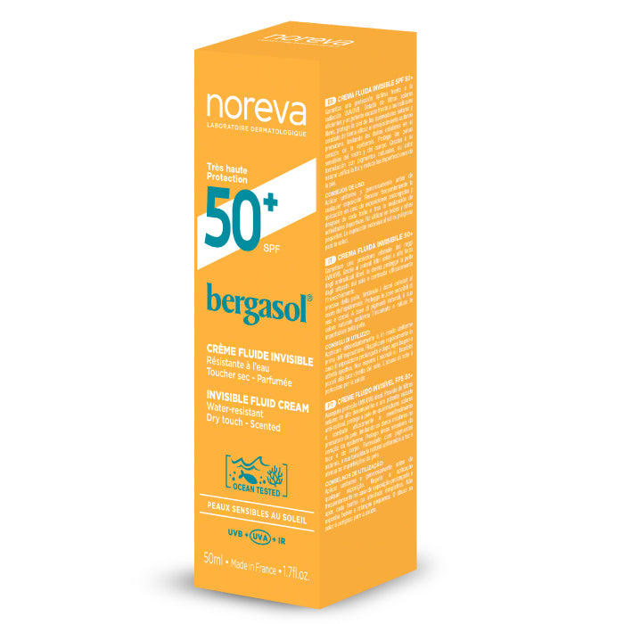 Noreva Bergasol Invisible Fluid Cream Spf50+ 50ml