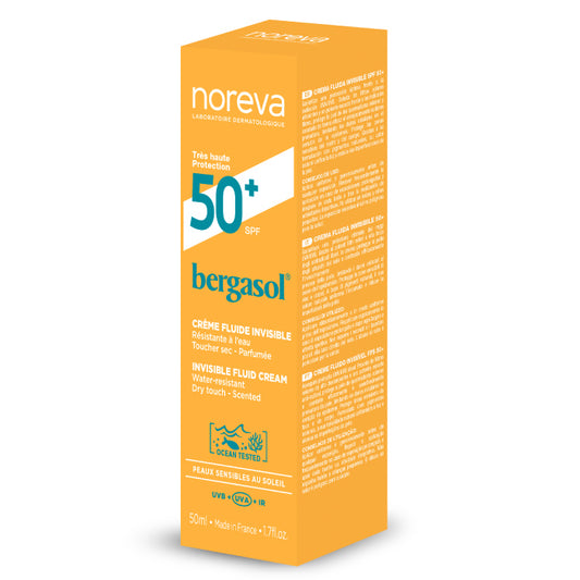 Noreva Bergasol Invisible Fluid Cream Spf50+ 50ml - Wellcare Pharmacy