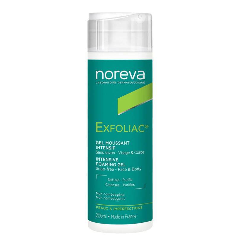 Noreva Exfoliac Intensive Foaming Gel(Face&Body) 200Ml Noreva Exfoliac Intensive Foaming Gel(Face&Body) 200Ml