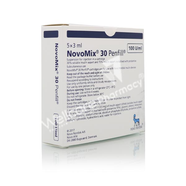 Novomix 30 Penfill 5X3ml 1'S