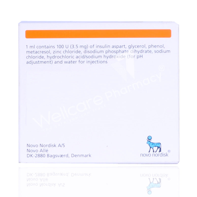 CNC NOVORAPID PENFILL 3ML 1X5'S