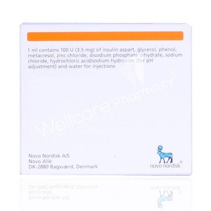 CNC NOVORAPID PENFILL 3ML 1X5'S