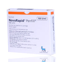 CNC NOVORAPID PENFILL 3ML 1X5'S