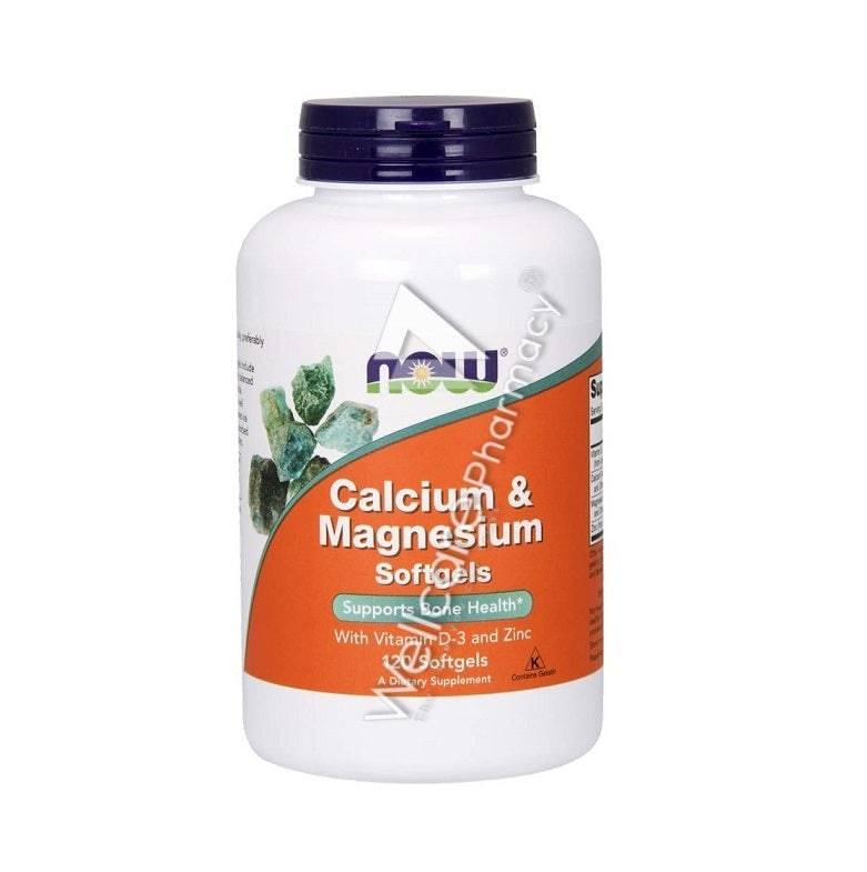 Now Calcium & Magnesium Softgels 120'S