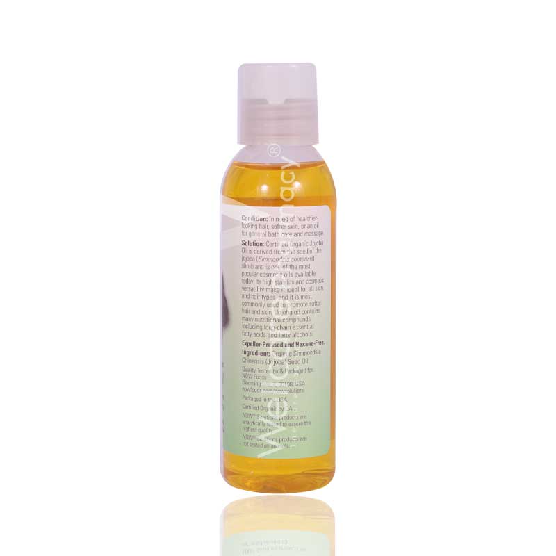 Now Jojoba Oil Organic  100% Pure 118Ml