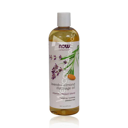Now Lavender Almond Massage Oil 473Ml