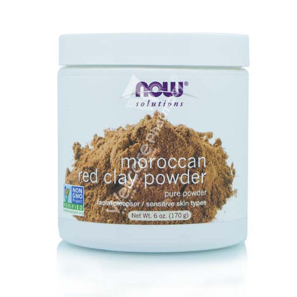 Now Moroccan Red Clay Powder 100% Pure - Wellcare Pharmacy