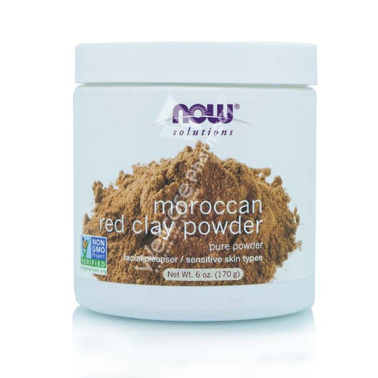 Now Moroccan Red Clay Powder 100% Pure