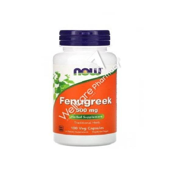 Now Fenugreek 500Mg Capsules 100'S Now Fenugreek 500Mg Capsules 100'S