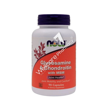 Now Glucosamine & Chondroitin With Msm Capsules 90'S