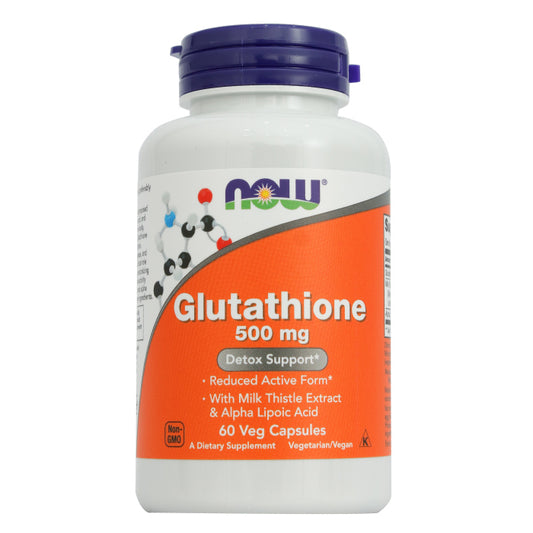 Now Glutathione 500mg Capsules 60'S - Wellcare Pharmacy