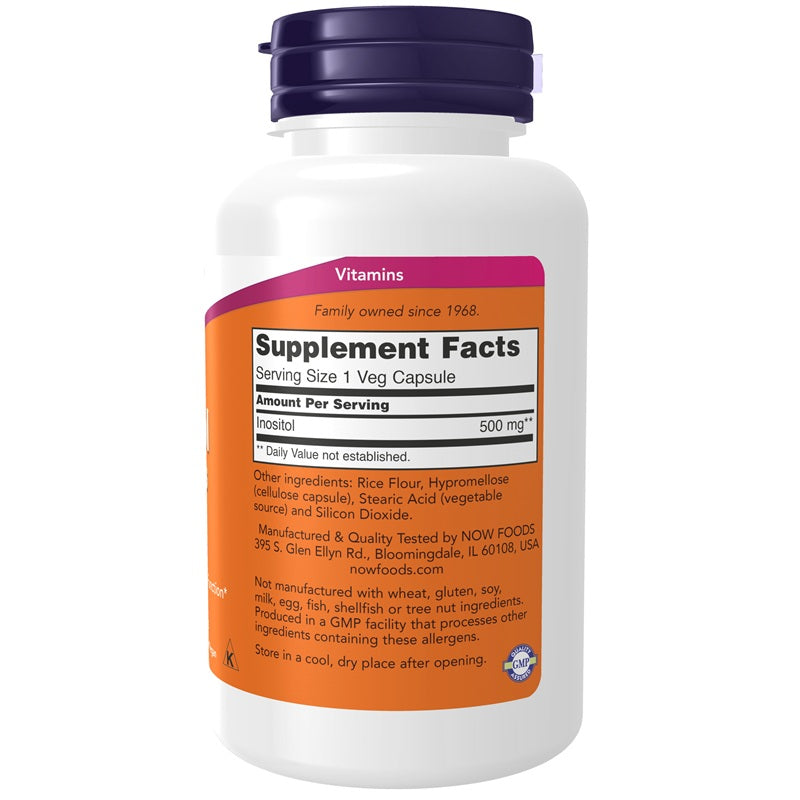 Now Inositol Capsules 500mg 100'S - Wellcare Pharmacy
