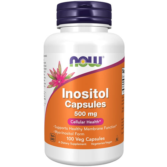 Now Inositol Capsules 500mg 100'S - Wellcare Pharmacy
