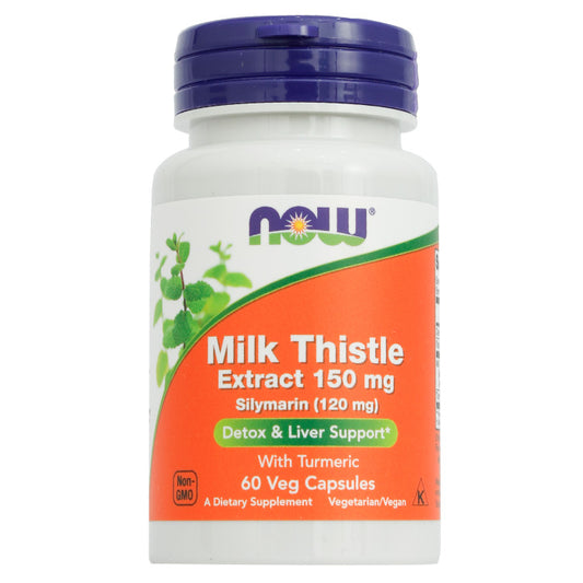 Now Milk Thistle Extract 150mg Capsules 60'S - Wellcare Pharmacy