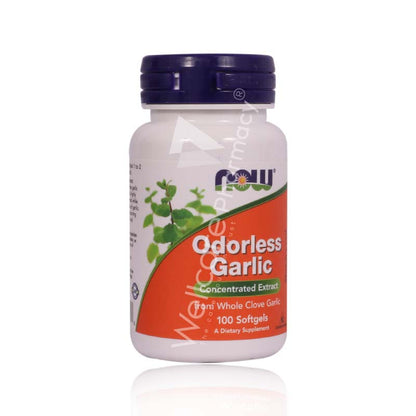 Now Odorless Garlic Softgels 100'S - Wellcare Pharmacy