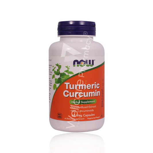 Now Turmeric Curcumin Capsules 60'S