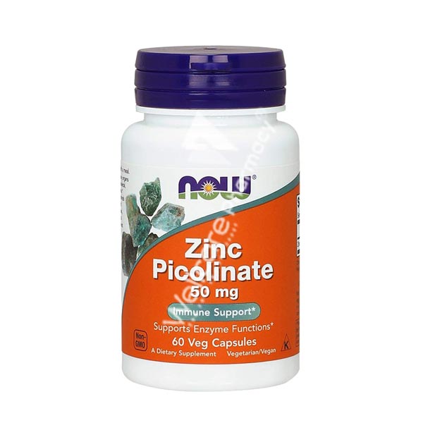 Now Zinc Picolinate 50mg Capsules 60'S - Wellcare Pharmacy
