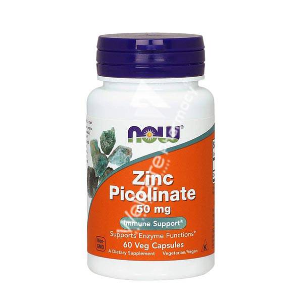 Now Zinc Picolinate 50Mg Capsules 60'S