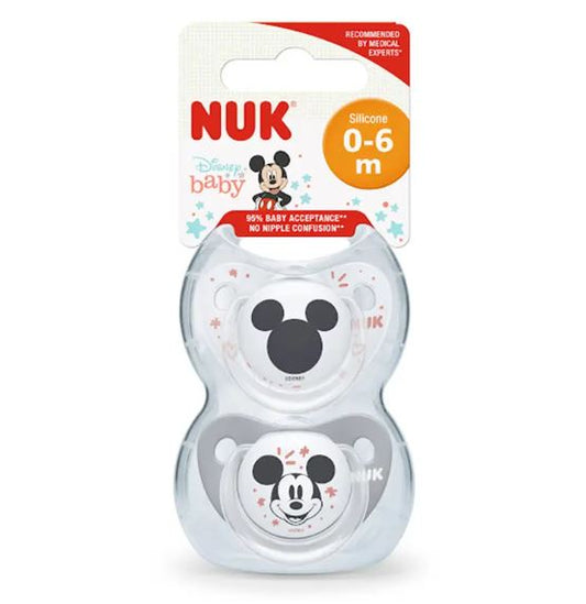 NUK ديزني لهاية سيليكون S1 0-6M 2'S