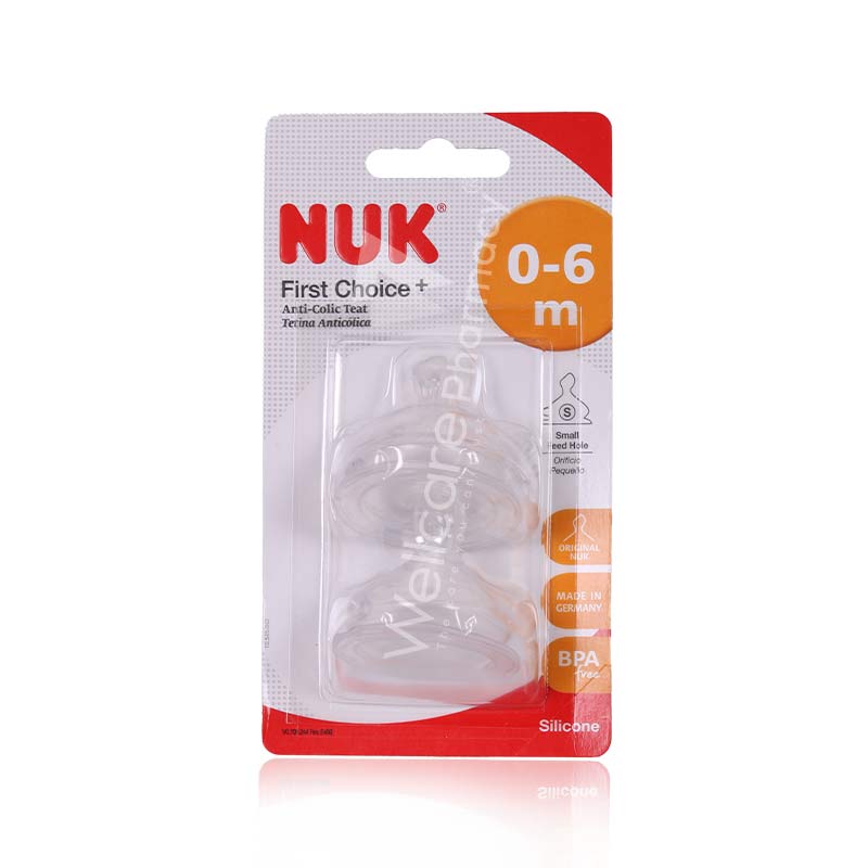 Nuk First Choice Plus Silicone Teat S1 0-6M 1'S