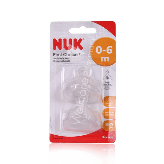 Nuk First Choice Plus Silicone Teat S1 0-6M 1'S