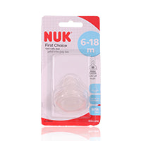 Nuk First Choice Plus Silicone Teat S2 6-18M 1'S