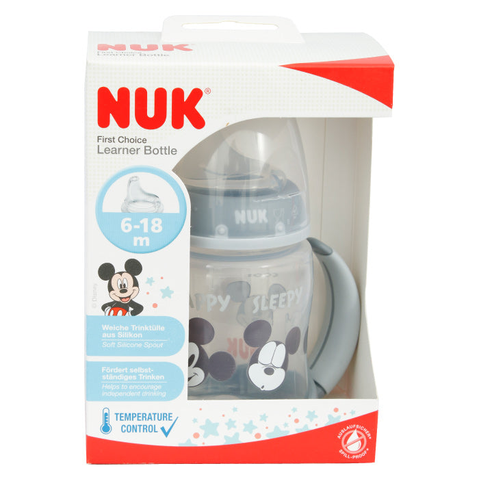 Nuk Learner Bottle Mickey Black 150Ml