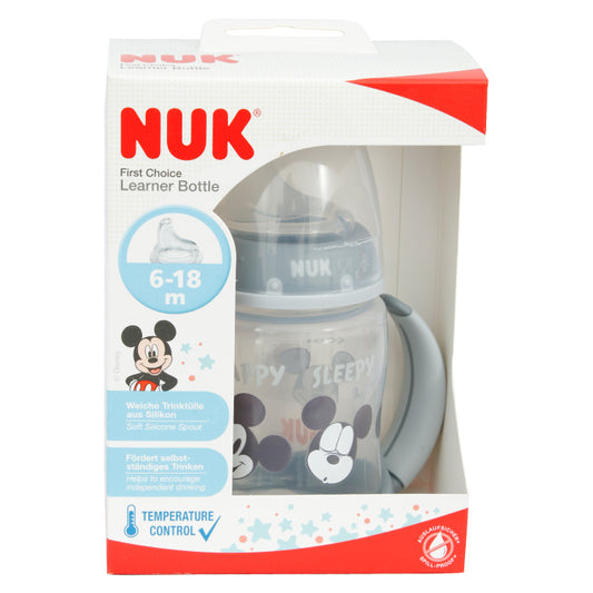 Nuk Learner Bottle Mickey Black 150Ml