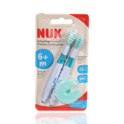 Nuk Training Tooth Brush Set 6 Month Plus 2'S