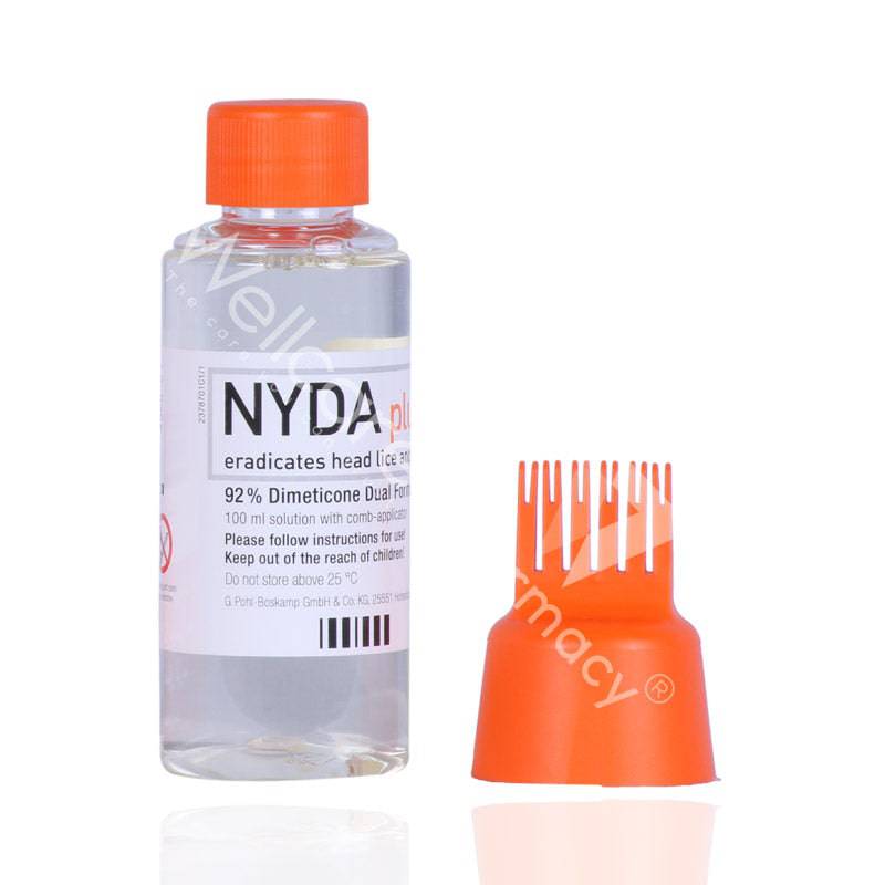 Nyda Plus Lice Solution With Comb Applicator 100Ml Nyda Plus Lice Solution With Comb Applicator 100Ml