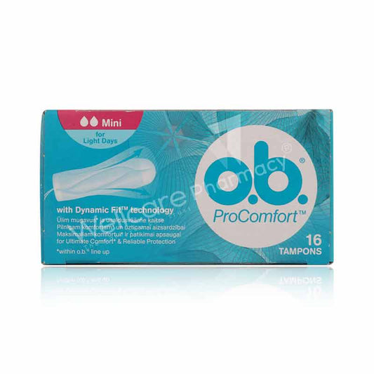 O.B Tampons Procomfort Light Days 16'S