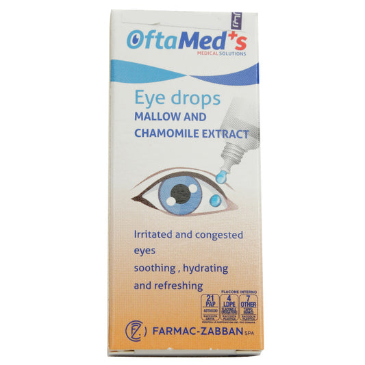 Oftamed'S Mallow & Chamomile Extract Eye Drops 10ml