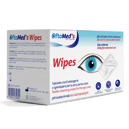 Oftamed'S Sterile Cleansing Wipes For Eye Zone 30'S