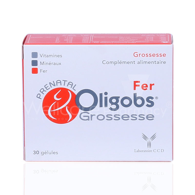OLIGOBS GROSSESSE FER CAPSULES 30'S
