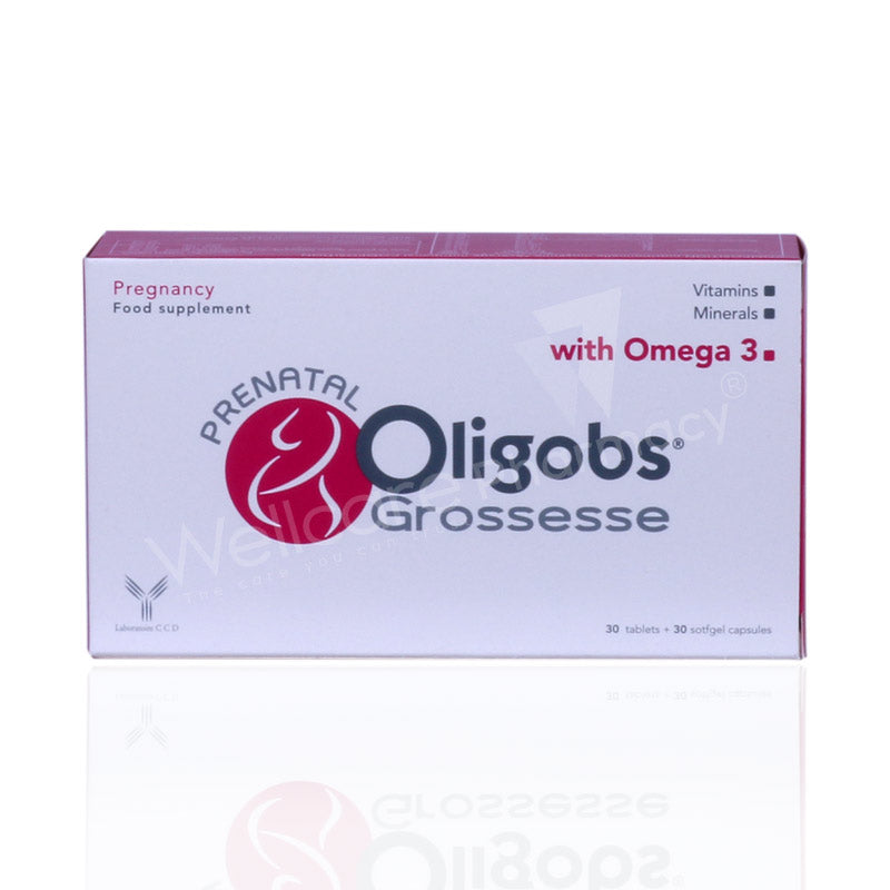 Oligobs Pregnancy Vitamins & Minerals With Omega 3 Softgel 30'S /Tablets 30'S