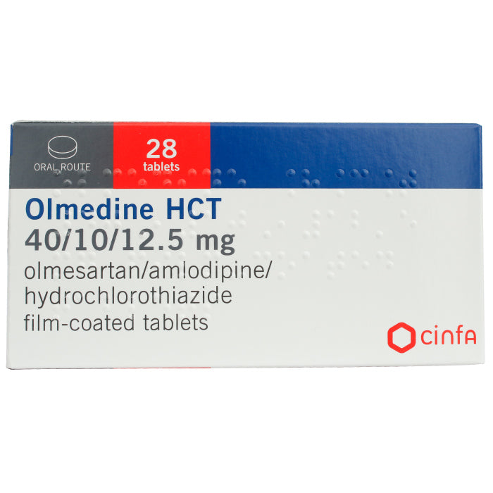 Olmedine Hct 40mg/10mg/12.5mg Tablets 28'S - Wellcare Pharmacy