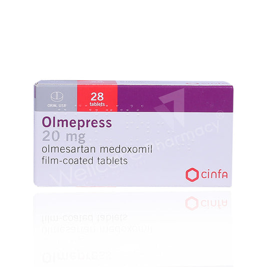 Olmepress 20Mg Tablets 28'S