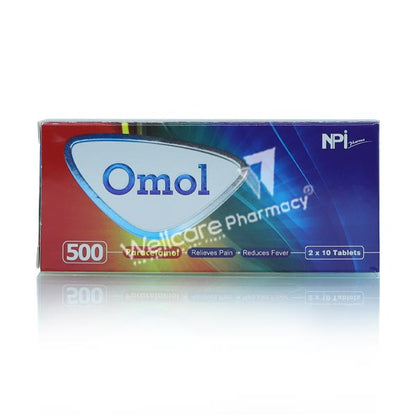 Omol 500mg Tablets 20'S