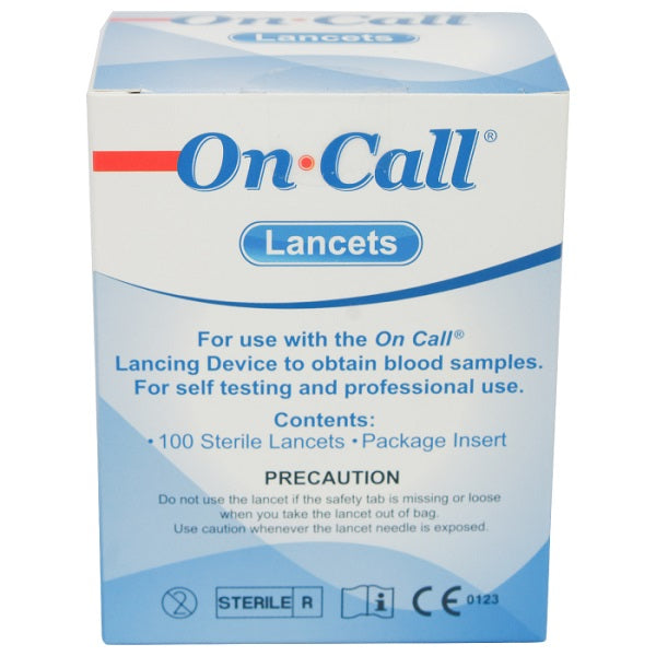 On Call Lancets 100'S