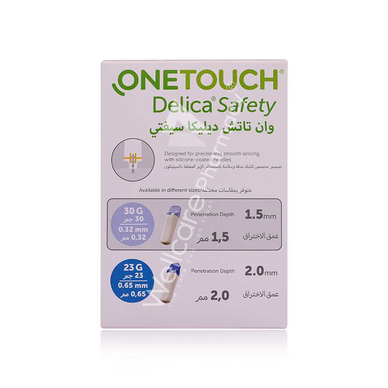 One Touch Delica Safety Lancet 100'S