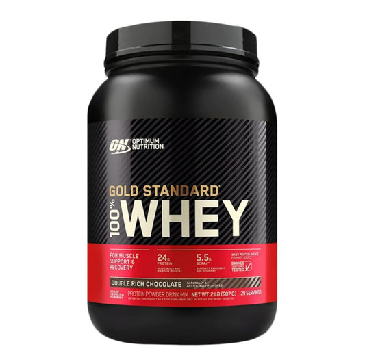 Optimum Nutrition Gold Standard 100%whey Double Rich Chocolate 907g - Wellcare Pharmacy