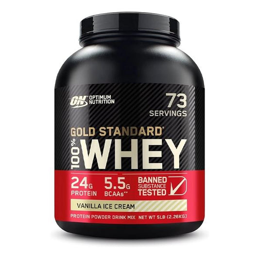 Optimum Nutrition Gold Standard 100%whey Vanilla Ice Cream 2.26kg - Wellcare Pharmacy