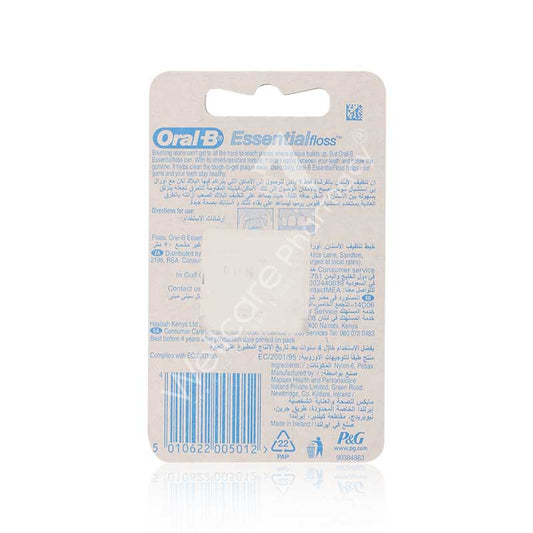 Oral B Essential Floss Unwaxed 50M