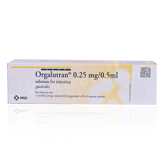 Orgalutran 0.25Mg/0.5Ml Pre-Filled Ampule 1'S