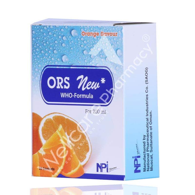 ORS NEW WHOFORMULA ORANGE FL SACHET 4.1GM 10'S