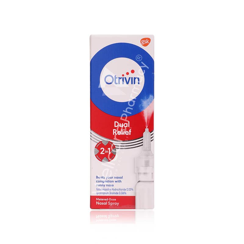 Otrivin Dual Relief 2 In 1 Nasal Spray 10ml
